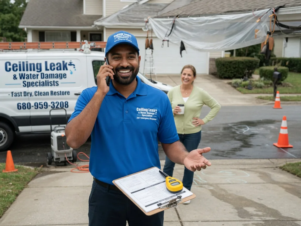 Ceiling Leak Cleanup Sibley, IA FAQs